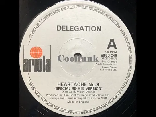 Delegation - Heartache No. 9 (Special Re-Mix Version)