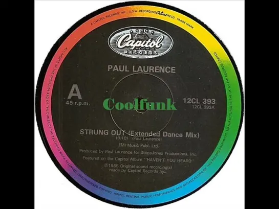 Paul Laurence - Strung Out (12  Extended Dance Mix 1985)