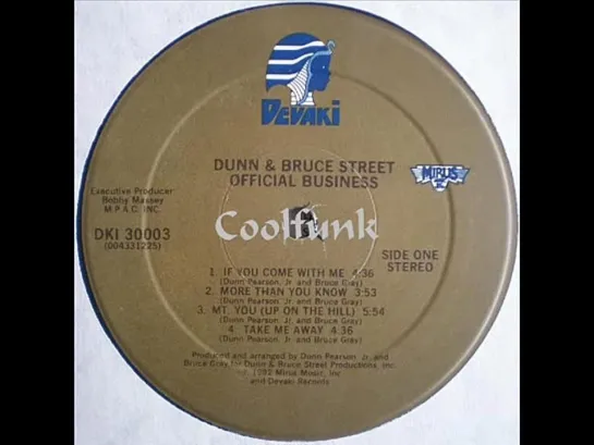 Dunn  Bruce Street - Mt. You (Up On The Hill)    Funk 1982