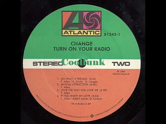 Change - Mutual Attraction (1985)