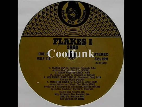 Flakes - Sugar Frosted Lover (Soul-Disco-Funk 1980)