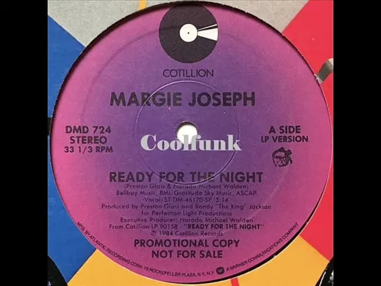 Margie Joseph - Ready For The Night (12 Inch 1984)