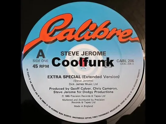 Steve Jerome - Extra Special (12  Extended 1985)