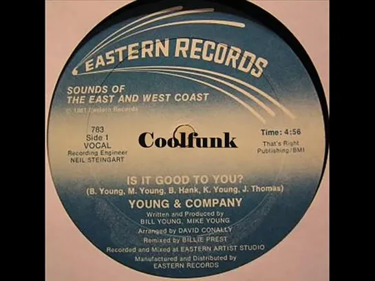 Young  Company -  Is It Good To You (12  Funk 1981)