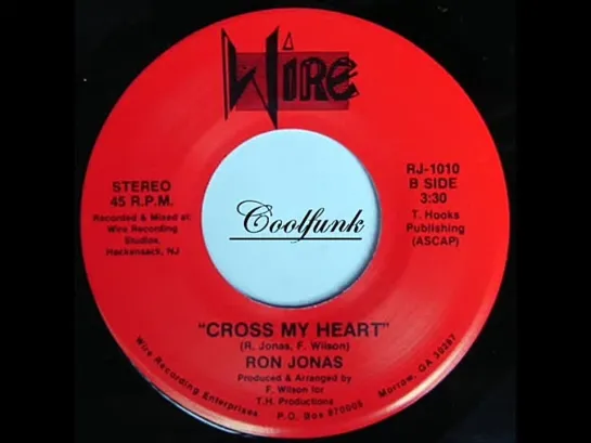 Ron Jonas - Cross My Heart (7 Inch 1986)