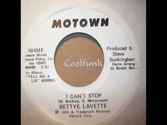 Bettye Lavette -  I Cant Stop (7 Inch 1982)