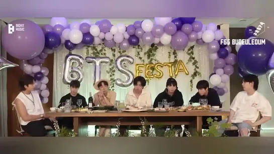 14.06.2022г. УЖИН BTS FESTA 2022 - РУССКАЯ ОЗВУЧКА. 9 годовщина. в соло плач