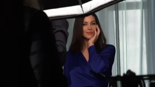 Monica Bellucci e NIVEA - backstage