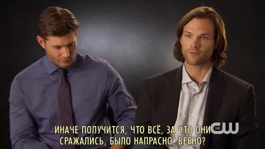 Сверхъестественное / Supernatural.10 сезон.Русское интервью [HD]