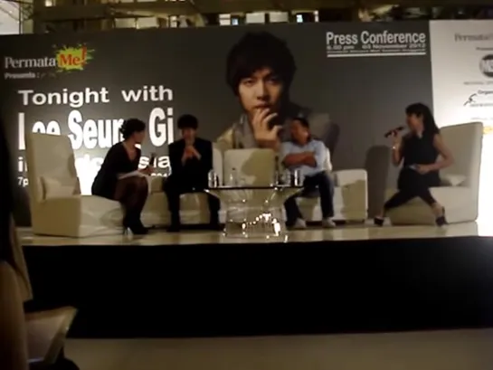 Lee Seung Gi - Press Conference [Jakarta 3 Nov 2012] - Pt 5 [gwbDIzf4UnI]