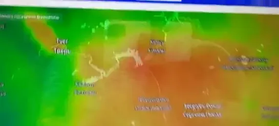 Карта заражения воздуха Москвы и области. Очаги в центре