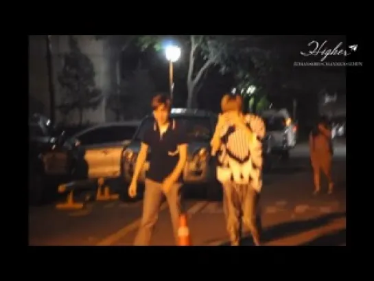 [FANCAM] 120824 Luhan heading to SM Town Company