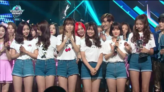 [Today Winner] 160728 GFriend (여자친구) 1위 수상 Win  Encore (엔딩) @ 엠카운트다운 M! Countdown [1080p]