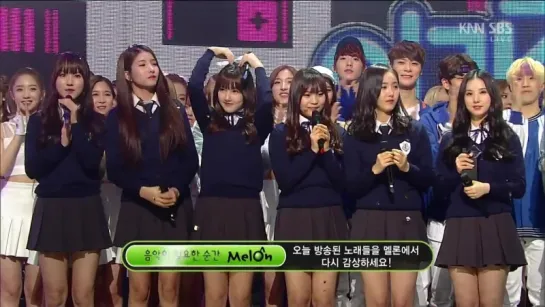 160228 GFRIEND @ Inkigayo #1 (4th Triple Crown)