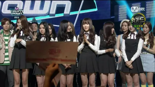 [GFriend 10th Win] 160218 GFRIEND(여자친구) MCD#1 엠카1위 Rough(시간을 달려서) (Triple Crown)