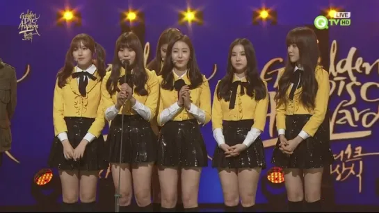 160120 Golden Disc Awards Rookie of the year GFRIEND and  iKON