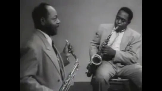 Coleman Hawkins and Charlie Parker