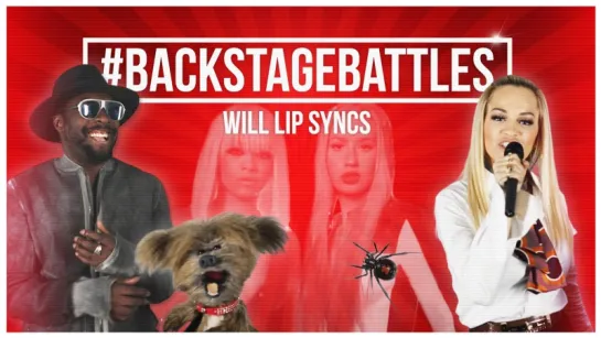 will.i.am lip sync forfeit (The Voice UK 2015)