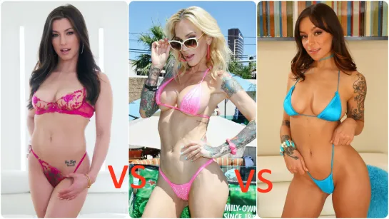 Spencer Bradley VS Sarah Jessie VS April Olsen 🔞