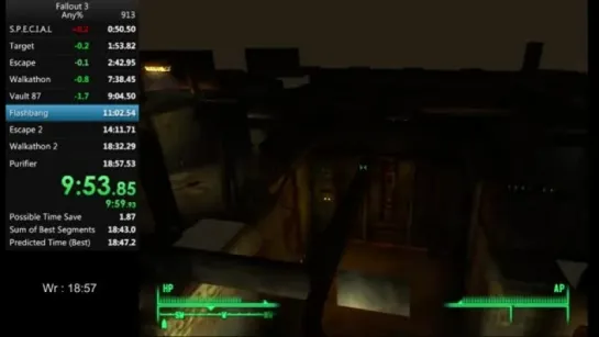 Fallout 3 Speedrun Any RTA WR