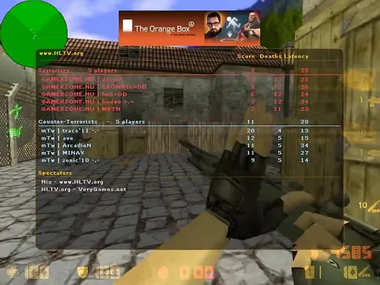 trace vs GAMERZONE @HLTV.org Xperia PLAY 2011 (CT Only)