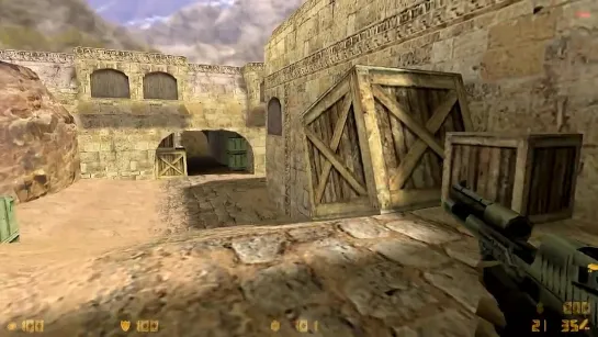 de_dust2 B plant flash (CS 1.6)