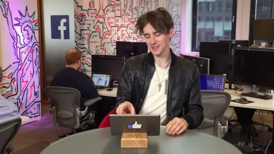 Reeve Carney dropped by Facebook for quick-fire 'this or that' Q&A