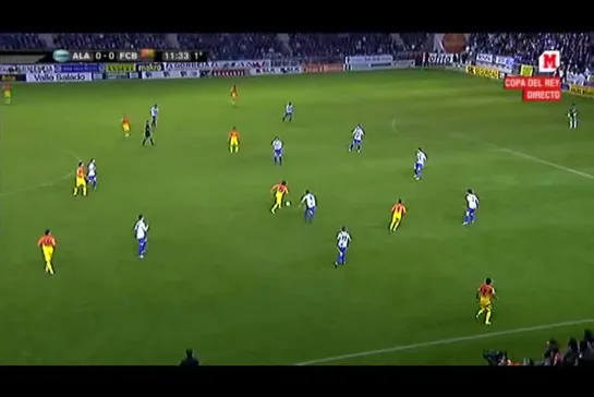 Copa del Rey 2012-2013 - 16º final ida - Alaves-FC Barcelona