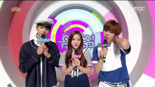 150718 MC Minho @ Music Core