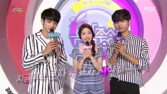 150523 MC Minho @ Music Core