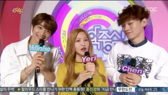 150411 MC CHEN и MINHO @ MBC Music Core