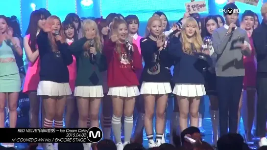 150402 Танец RED VELVET и Key - Ice Cream Cake @ M!countdown