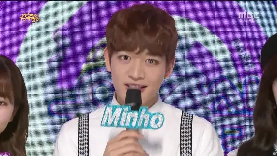 150124 MC Minho и Jonghyun No.1 @ Music Core