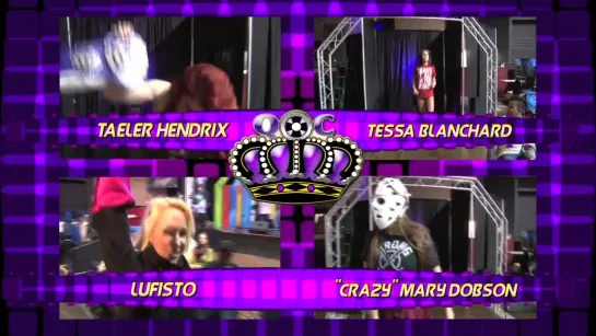 Tessa Blanchard vs.Crazy Mary Dobson vs. LuFisto vs. Taeler Hendrix - Queens of Combat 9