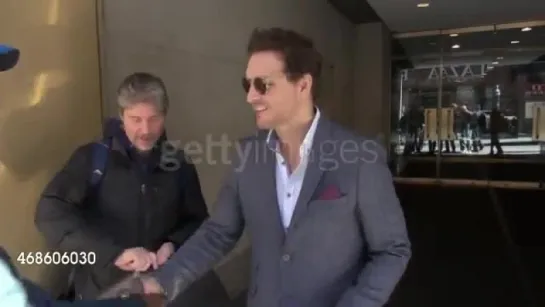 Peter Facinelli leaving the TODAY show in NYC