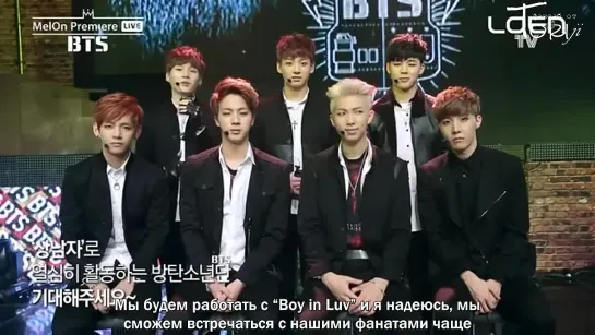 MelOn Premiere Showcase - Ep. 18 (BTS 'Boy In Luv') [рус.саб]