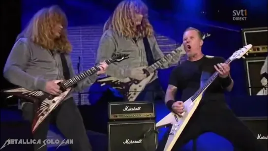 Metallica, Megadeth  Anthrax - Am I Evil - Live Gothenburg (Big 4 Concert) HD