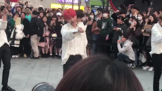 [Fancam][27.03.2018] MONSTA X filming for 1theK 'Run To You' at Sinchon