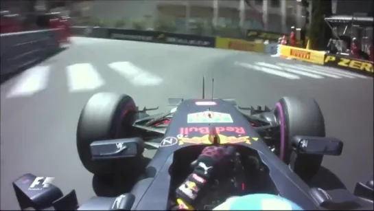 F1 2016. Monaco GP. Daniel Ricciardo pole lap