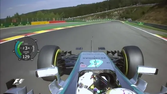 F1 2015. Belgian GP. Lewis Hamilton Onboard Pole Position Lap