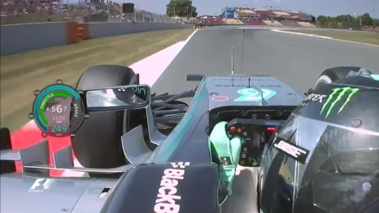 F1 2015. Spanish GP. Nico Rosberg Onboard Pole Position Lap