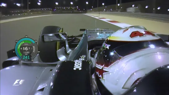 F1 2015. Bahrain GP. Lewis Hamilton Onboard Pole Position Lap