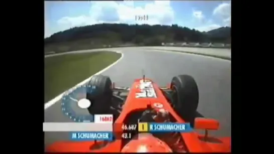 F1 2002. Austrian GP. Michael Schumacher Onboard Lap