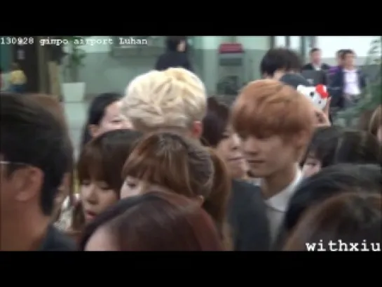 [FANCAM] 130928 김포공항 루한 luhan 루하니 미모가.... 다했쟈나요.........