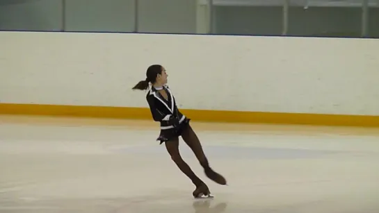 Evgenia Medvedeva - SP, Russian championship (Jr), 2013