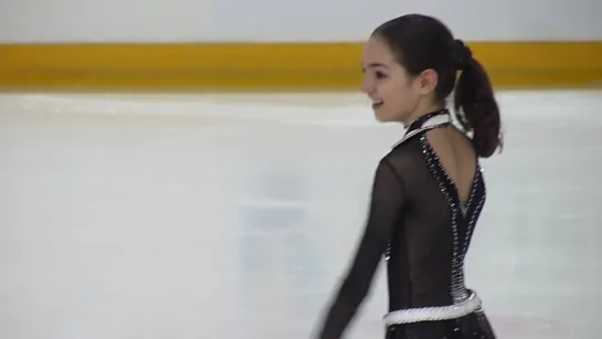 Evgenia Medvedeva - SP, Russian Juniors, 2013