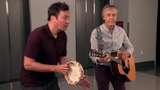 Paul McCartney and Jimmy Fallon surprise fans in 30 Rock ele