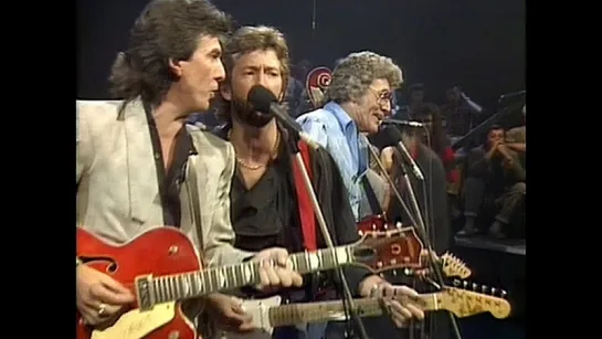 Carl Perkins & Friends - George Harrison... "Blue Suede Shoes" 1985 (1986) .