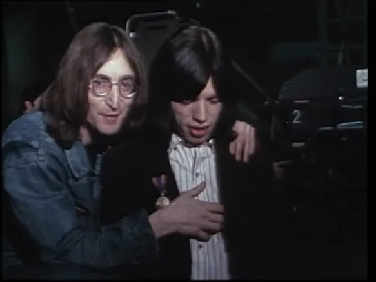 John Lennon & Mick Jagger