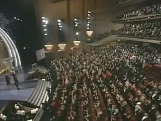 Roberto Benigni winning an Oscar 1997